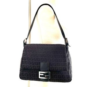 FENDI Zucchino Mamma baguette shoulder bag